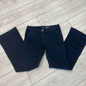 NY&CO WOMEN'S Sits Just Below Waist Trouser Flare Blue Jeans Size 4